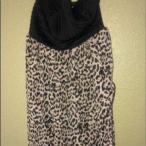 high low cheetah dress